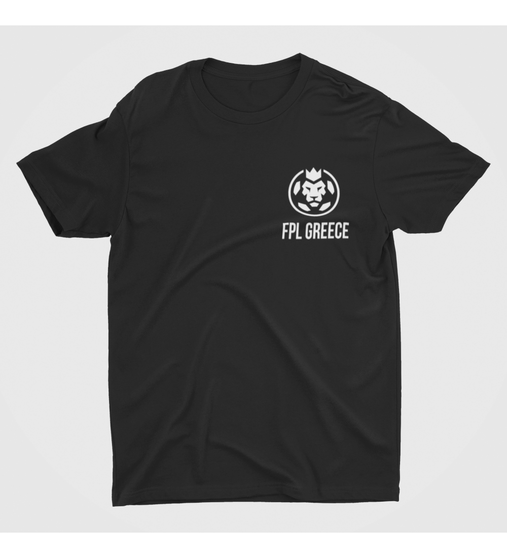 FPL Greece minimal - Μαύρο Μπλουζάκι FPL Greece minimal - Μαύρο Μπλουζάκι