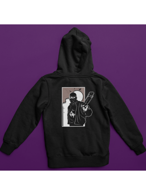 Salonica Finest Hooded Man - Μαύρο Φούτερ Unisex Salonica Finest Hooded Man - Μαύρο Φούτερ Unisex
