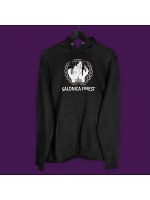 Salonica Finest Hooded Man - Μαύρο Φούτερ Unisex