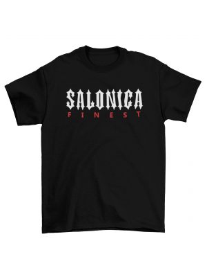 Salonica Finest Traphood - Μαύρο Μπλουζάκι Unisex
