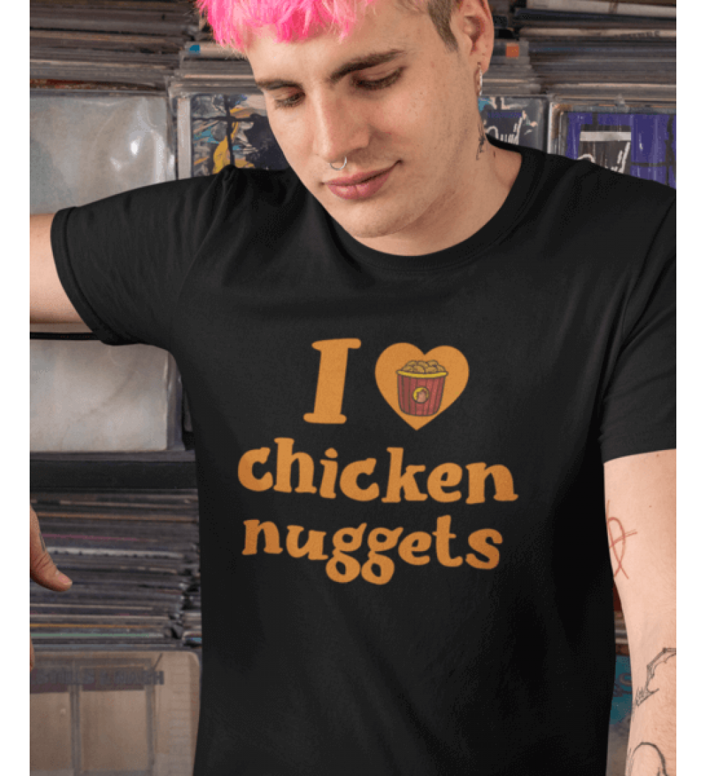 I love chicken nuggets - Μπλουζάκι Unisex I love chicken nuggets - Μπλουζάκι Unisex
