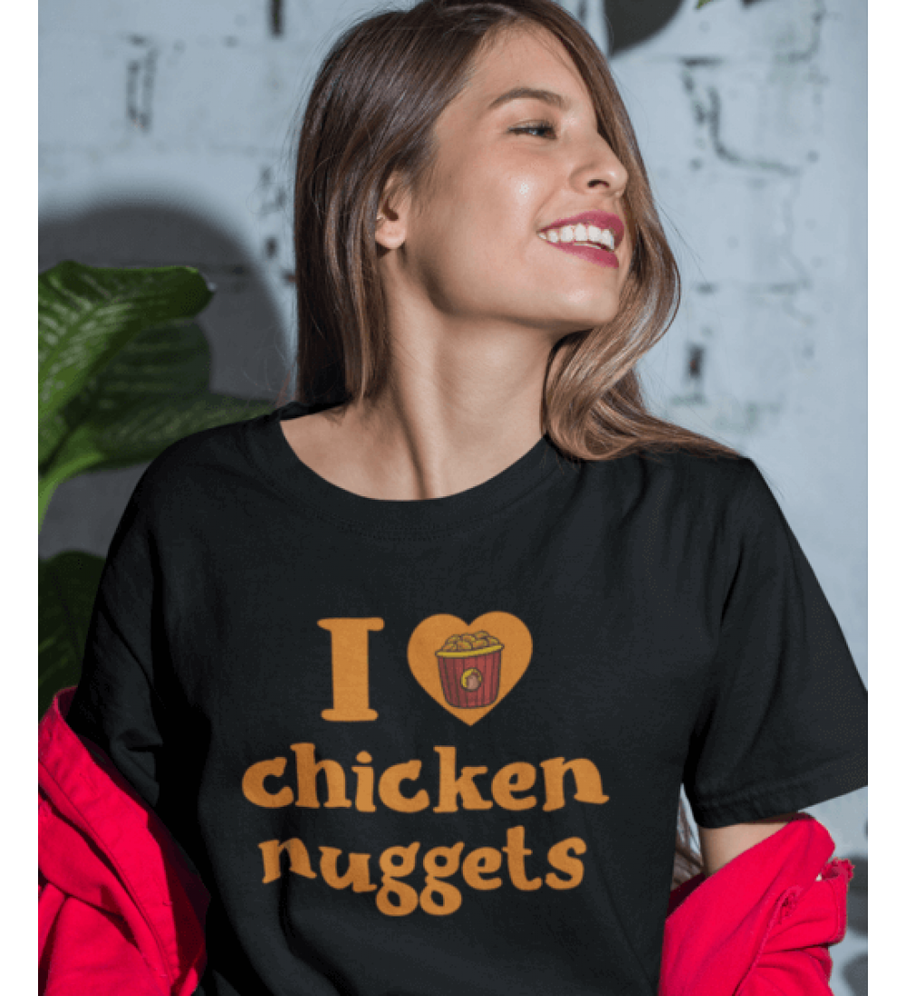 I love chicken nuggets - Μπλουζάκι Unisex I love chicken nuggets - Μπλουζάκι Unisex