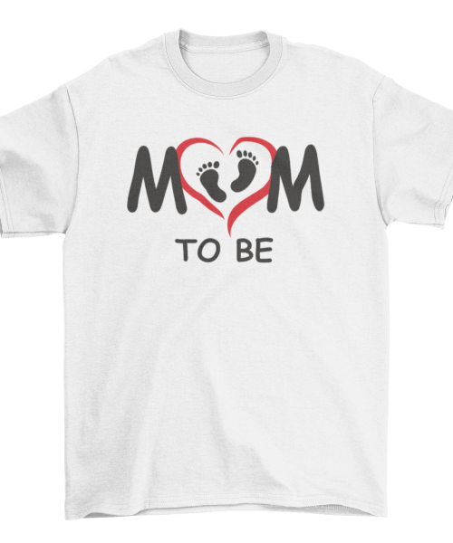 Mum to be - λευκό μπλουζάκι unisex