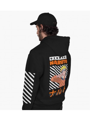 Naruto - φούτερ με κουκούλα σε μαύρο unisex