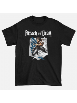 Attack on titan - Scouting Legion Eren μπλουζάκι Unisex