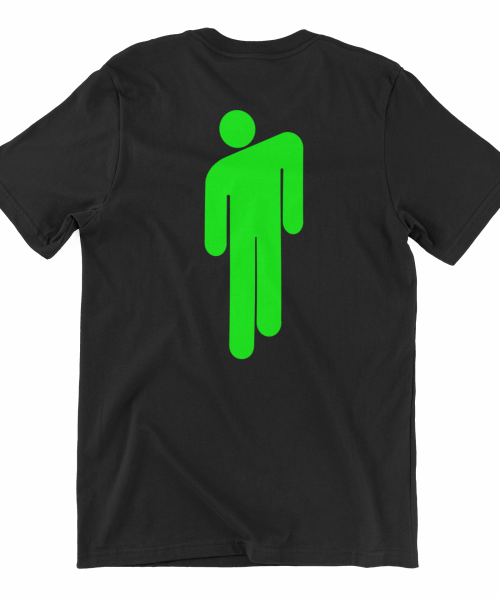 Billie Eilish - Bloshsh Green μαύρο μπλουζάκι unisex Billie Eilish - Bloshsh Green μαύρο μπλουζάκι unisex