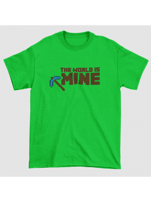 Minecraft - The world is mine μπλουζάκι unisex