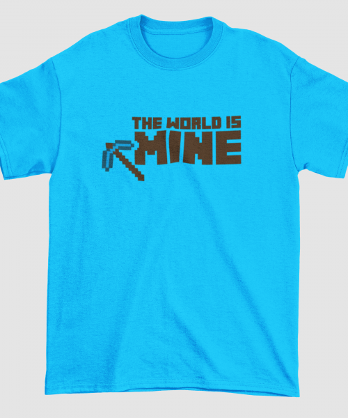 Minecraft - the world is mine μπλουζάκι παιδικό