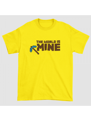Minecraft - The world is mine μπλουζάκι unisex Minecraft - The world is mine μπλουζάκι unisex